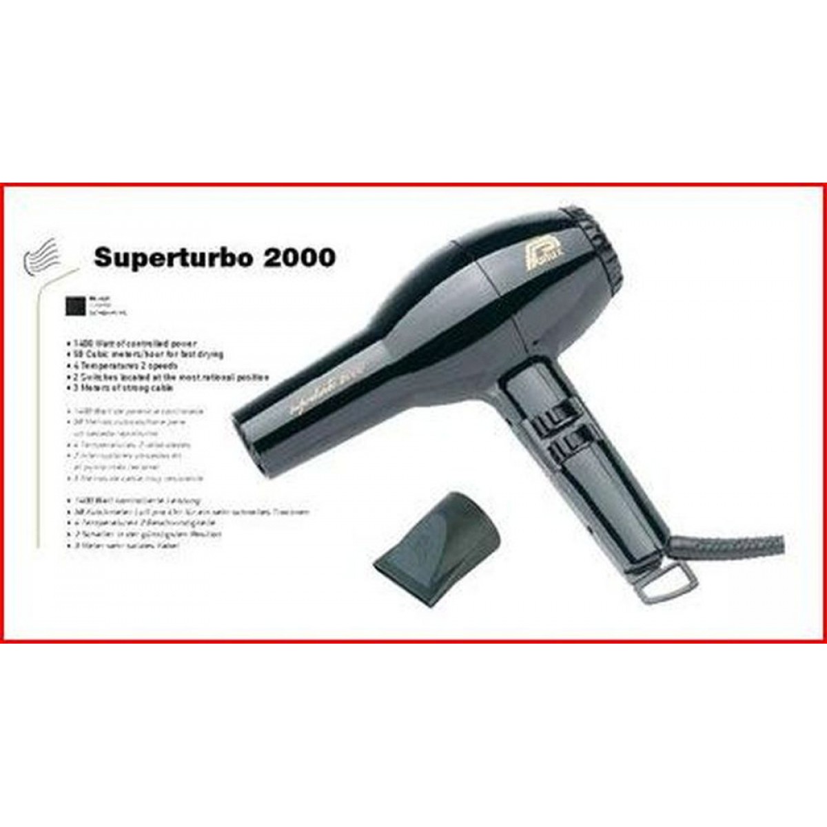 Πιστολάκι Κομμωτηριου Parlux 2000 - 1600w Πιστολάκια Κομμωτηρίου