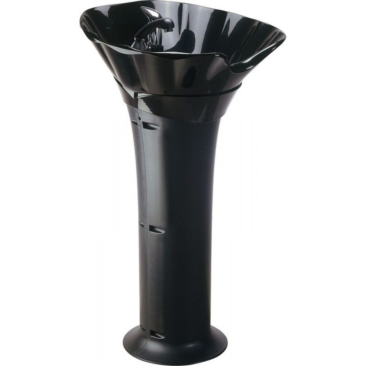 Λουτήρας Κομμωτηρίου Πλαστική Βάση Λευκός & Μαύρος RAIN