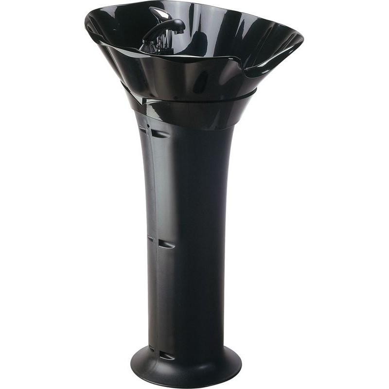 Λουτήρας Κομμωτηρίου Πλαστική Βάση Λευκός & Μαύρος RAIN