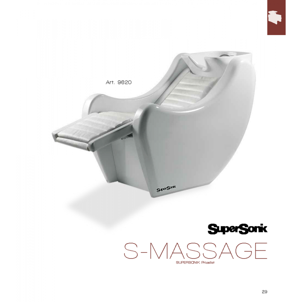 Λουτήρας Κομμωτηρίου S-massage Vezzosi