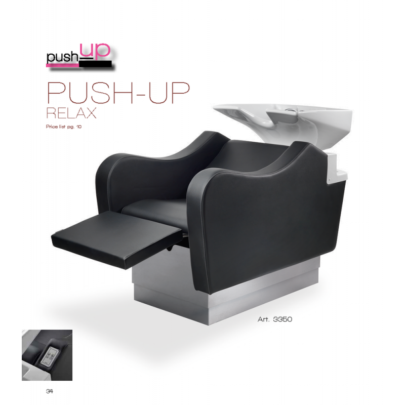 Λουτήρας Κομμωτηρίου Push up Relax Vezzosi