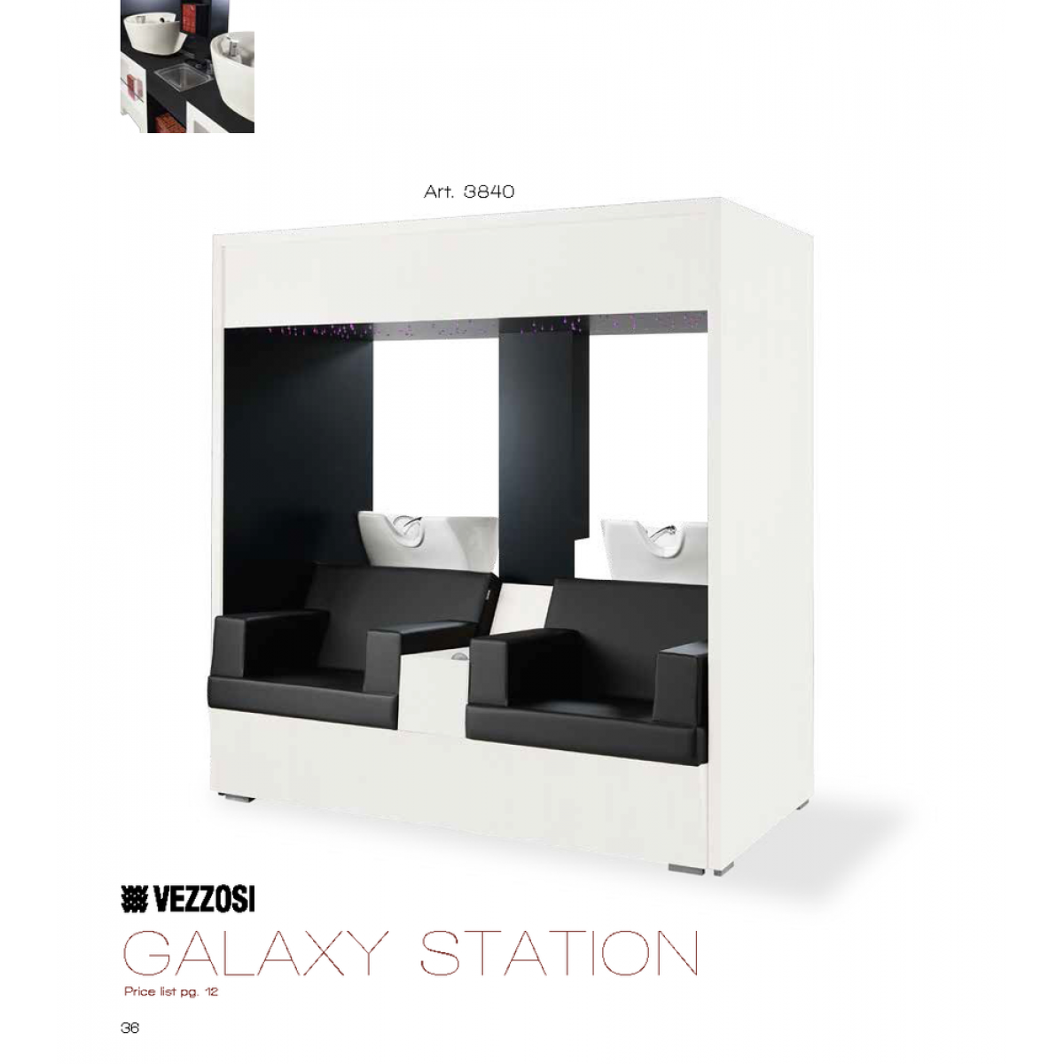 Λουτήρας Κομμωτηρίου Galaxy Station Vezzosi