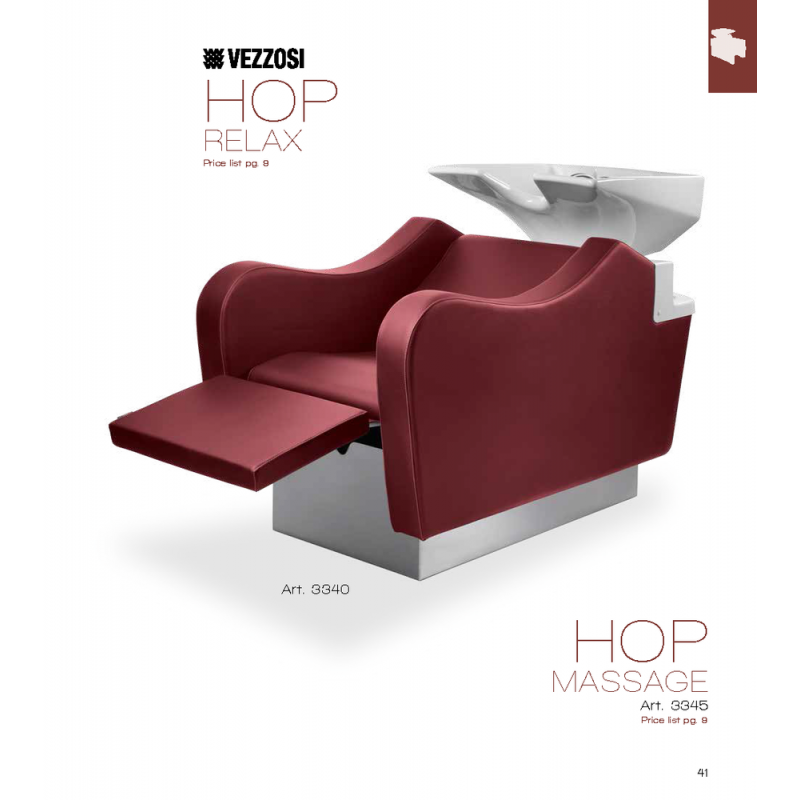 Λουτήρας Κομμωτηρίου Hop Relax Vezzosi