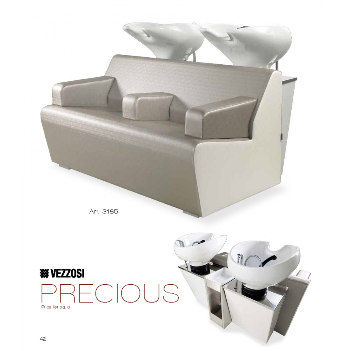 Λουτήρας Κομμωτηρίου Precious Vezzosi