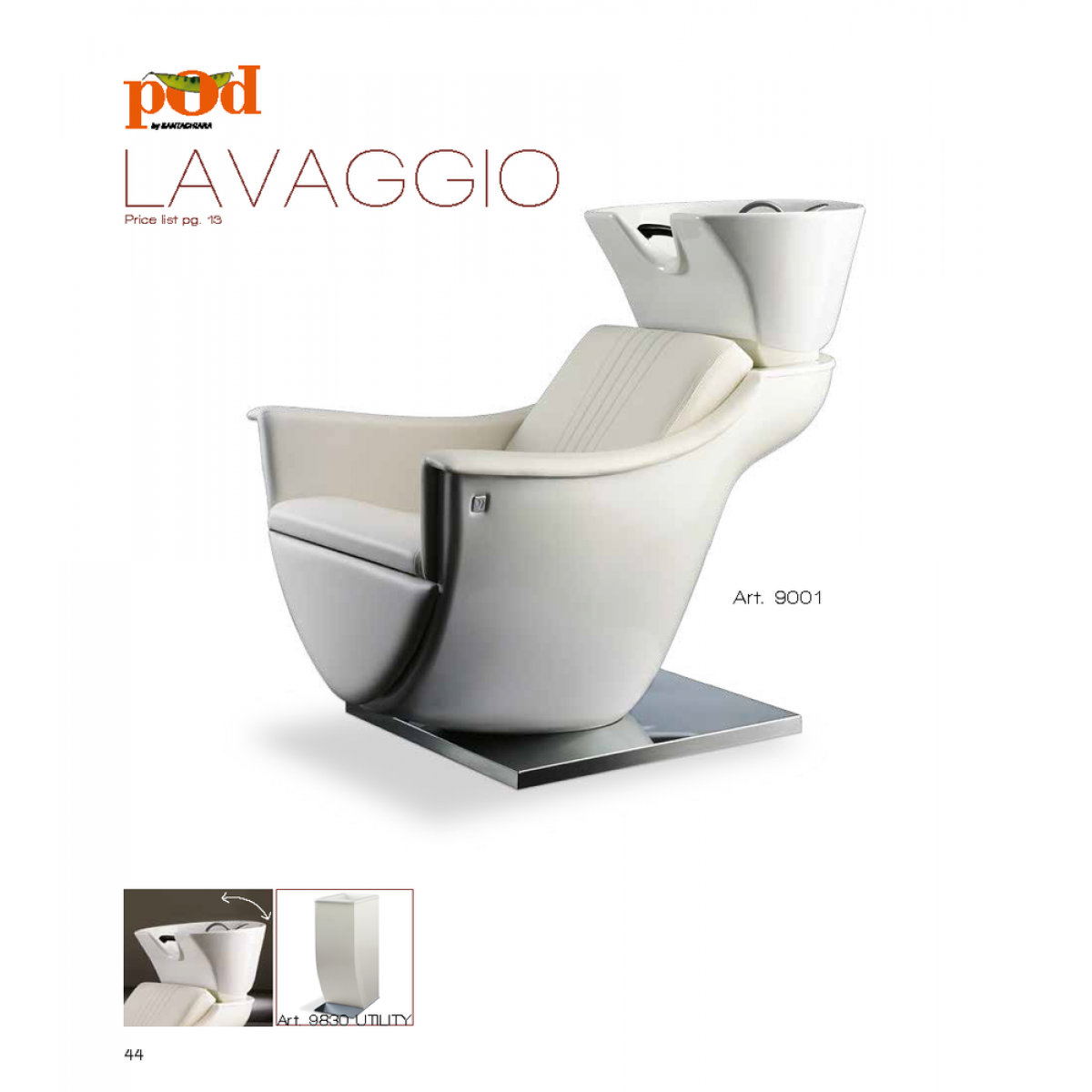 Λουτήρας Κομμωτηρίου Pod Lavaggio Vezzosi