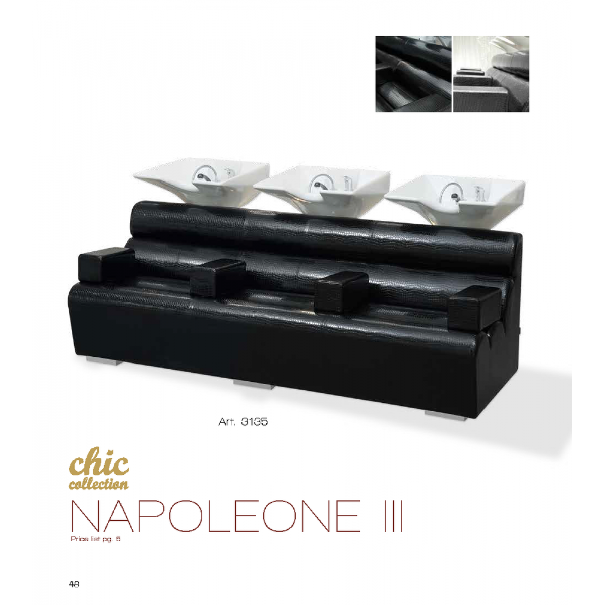 Λουτήρας Κομμωτηρίου Chic Napoleone III Vezzosi ART 3135