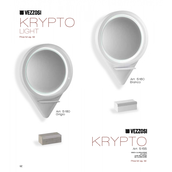 Τουαλέτα Κομμωτηρίου Krypto Light Vezzosi