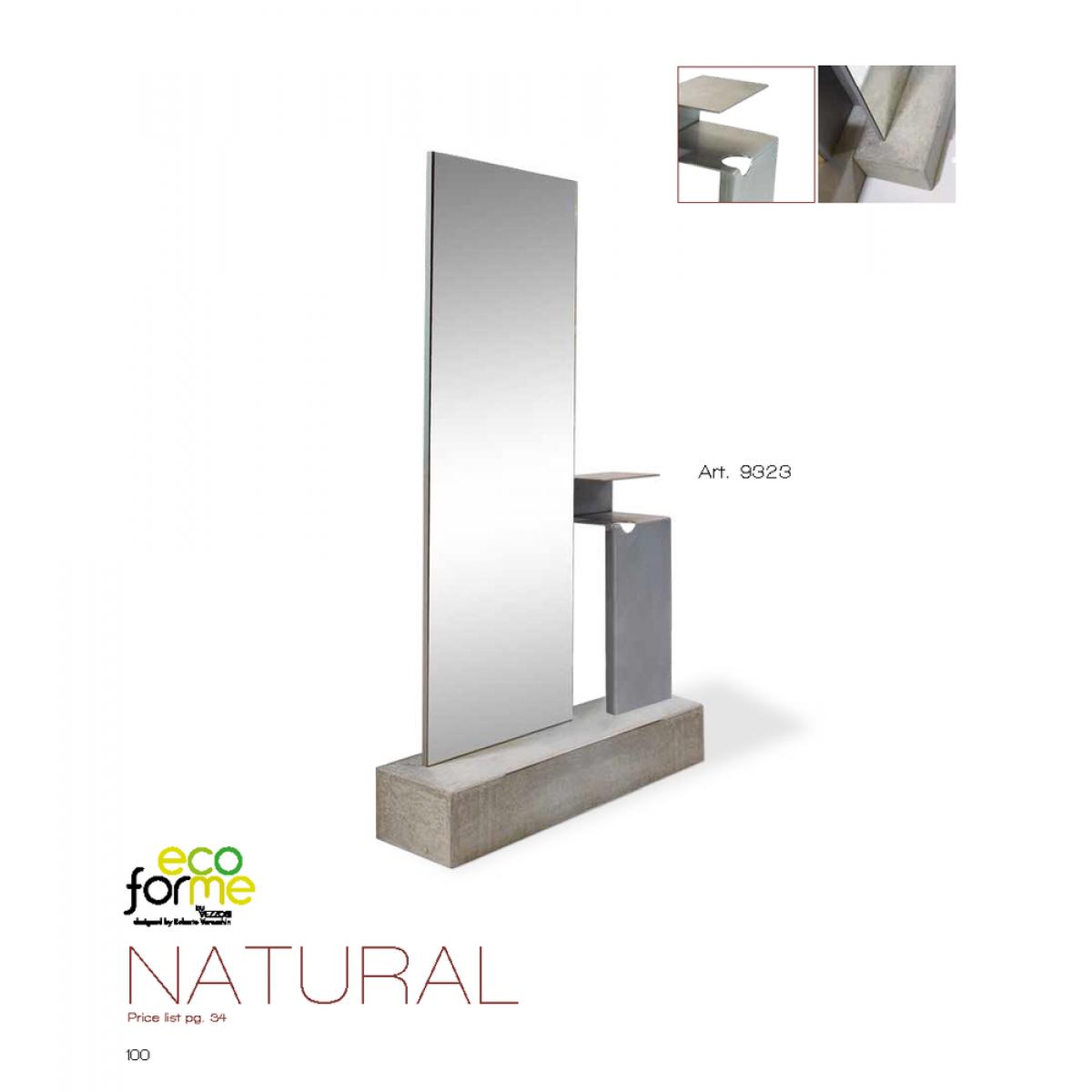 Τουαλέτα Κομμωτηρίου Natural Vezzosi