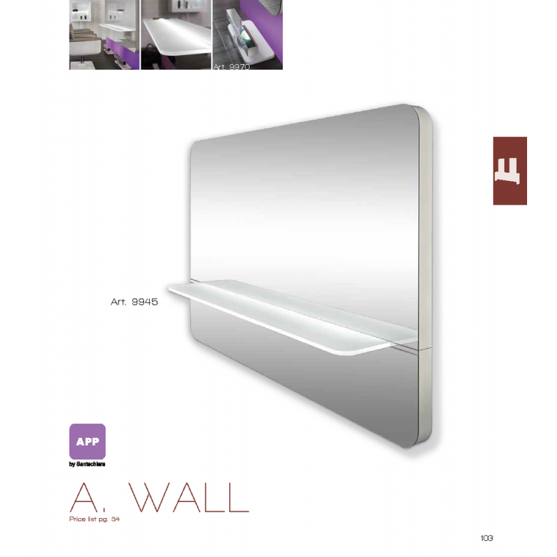 Τουαλέτα Κομμωτηρίου App Wall Vezzosi