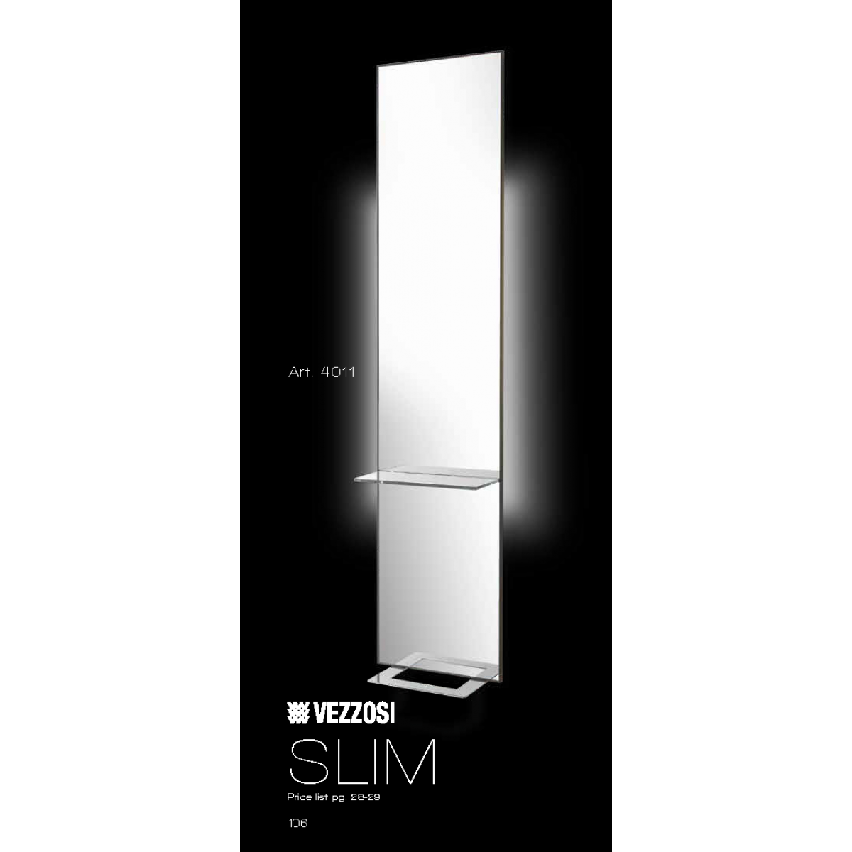 Τουαλέτα Κομμωτηρίου Slim Vezzosi