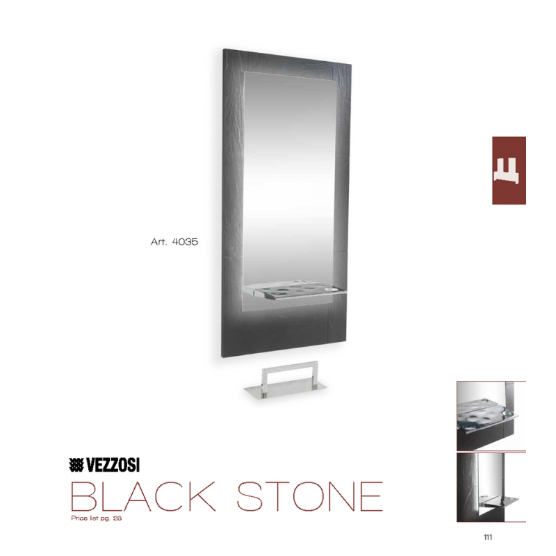 Τουαλέτα Κομμωτηρίου Black Stone Vezzosi