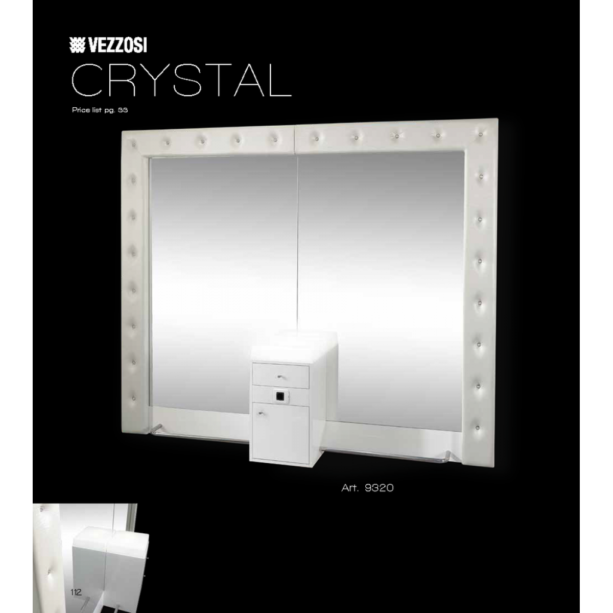 Τουαλέτα Κομμωτηρίου Crystal Vezzosi