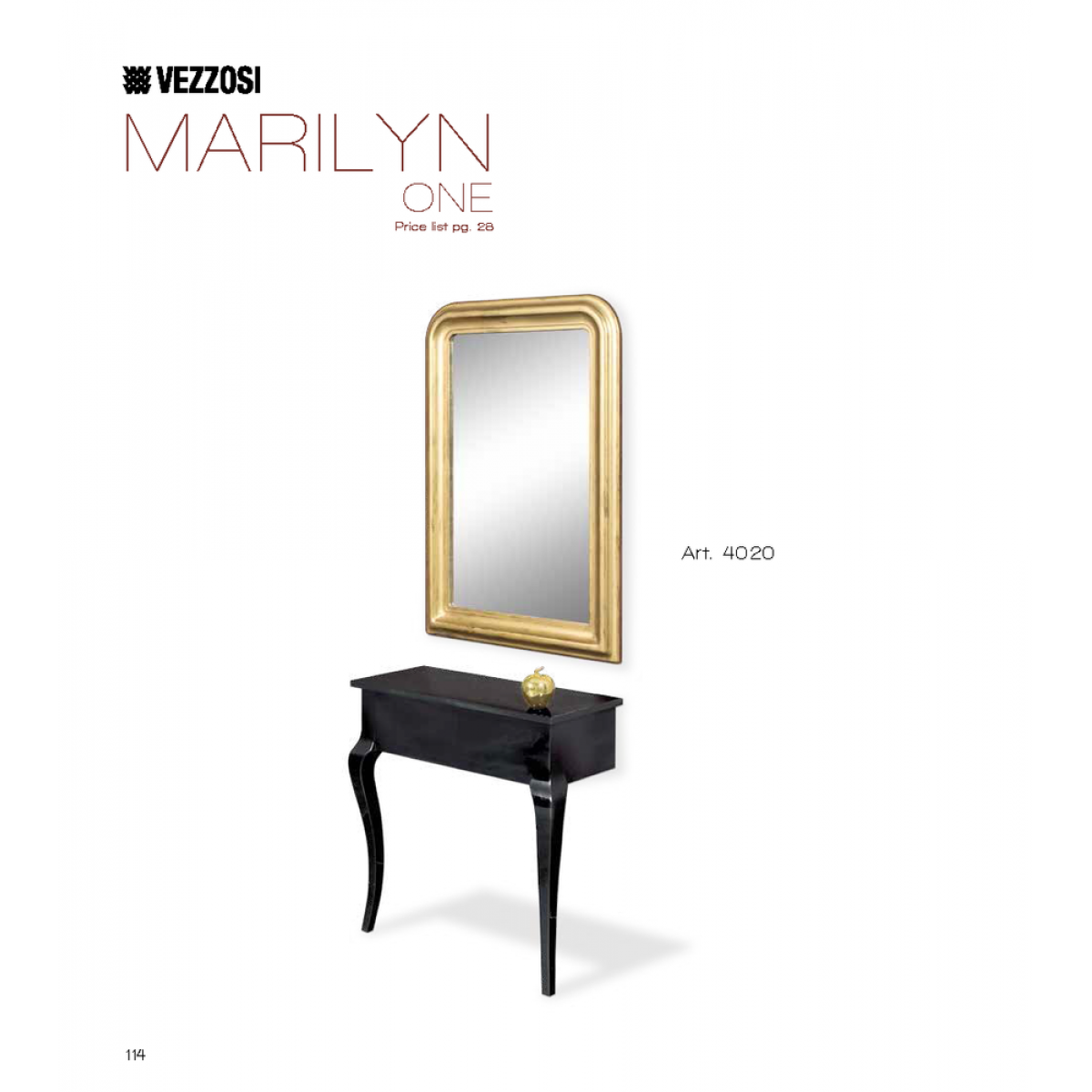 Τουαλέτα Κομμωτηρίου Marilyn One Vezzosi