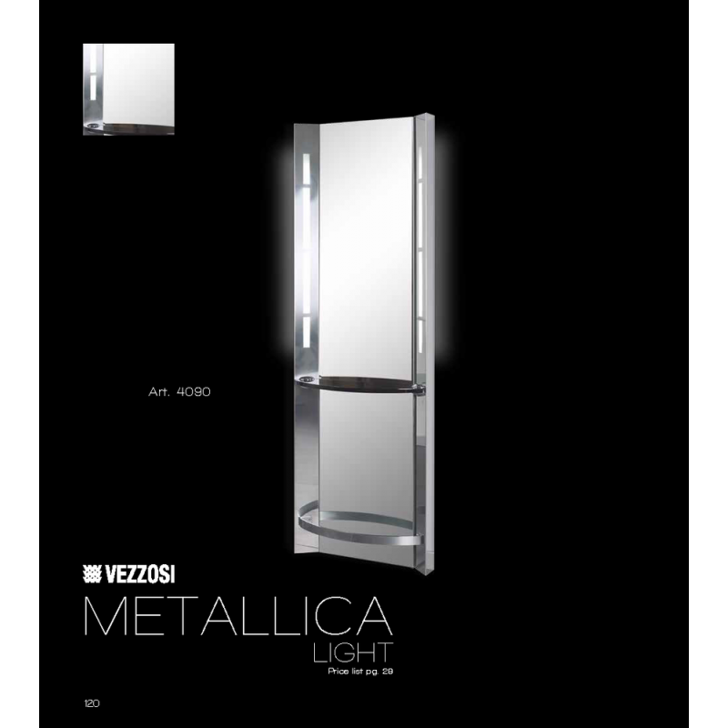 Τουαλέτα Κομμωτηρίου Metallica Light Vezzosi