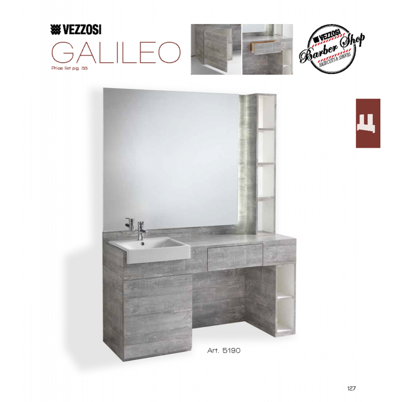 Τουαλέτα Κομμωτηρίου Galileo Vezzosi