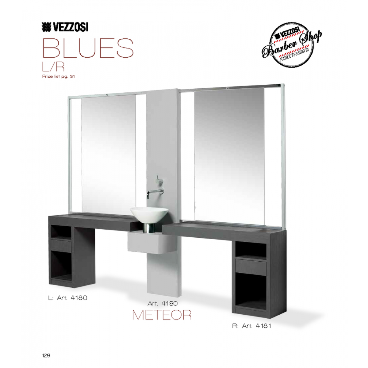 Τουαλέτα Κομμωτηρίου Blues LR Vezzosi