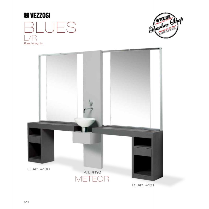 Τουαλέτα Κομμωτηρίου Blues LR Vezzosi