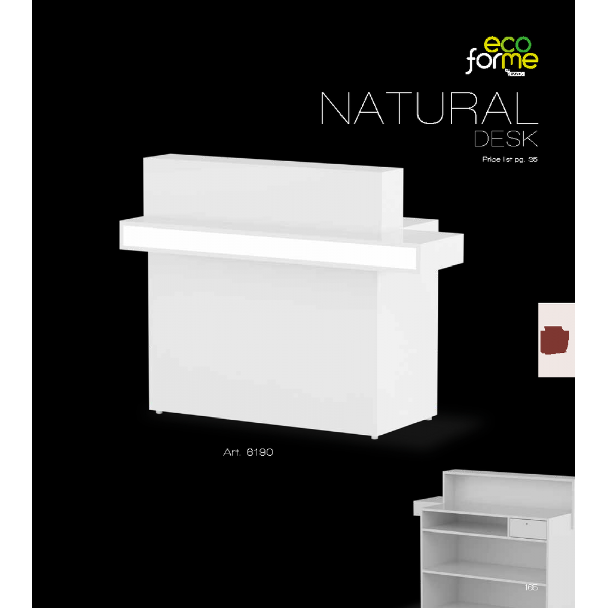 Ταμείο Κομμωτηρίου Natural Desk Vezzosi