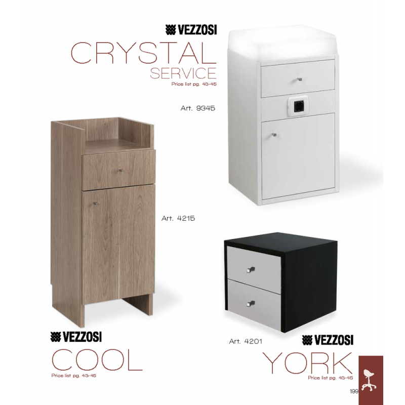 Ντουλάπι Κομμωτηρίου Crystal Service Vezzosi