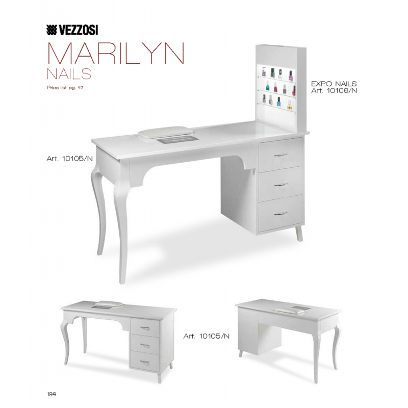 Τραπέζι Μανικιούρ Marilyn Nails Vezzosi