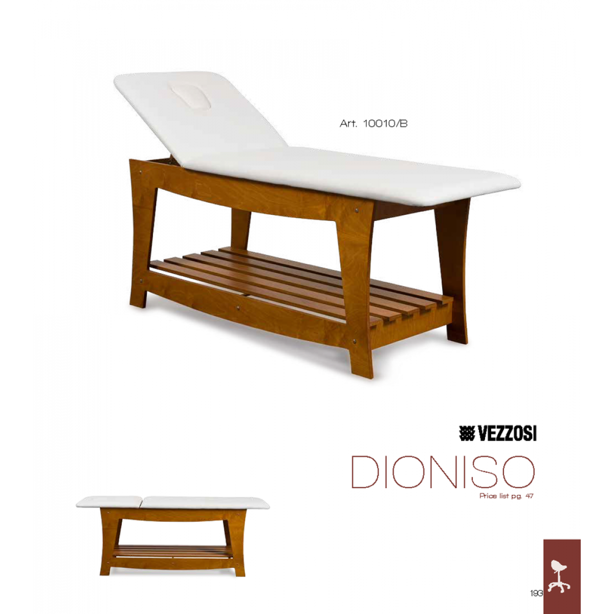 Κρεβάτι Αισθητικής Dioniso Vezzosi