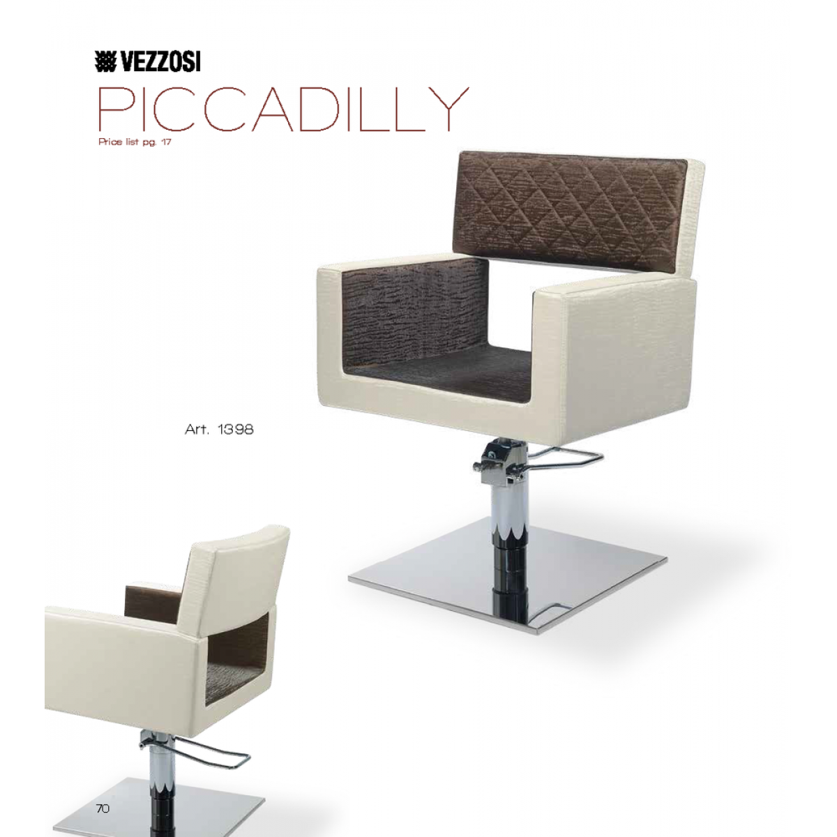 Καρέκλα Κομμωτηρίου Picadilly Vezzosi