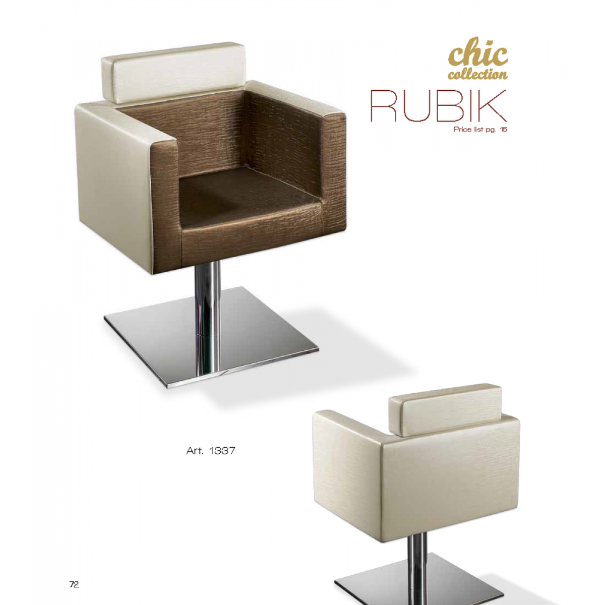 Καρέκλα Κομμωτηρίου Chic Rubik Vezzosi