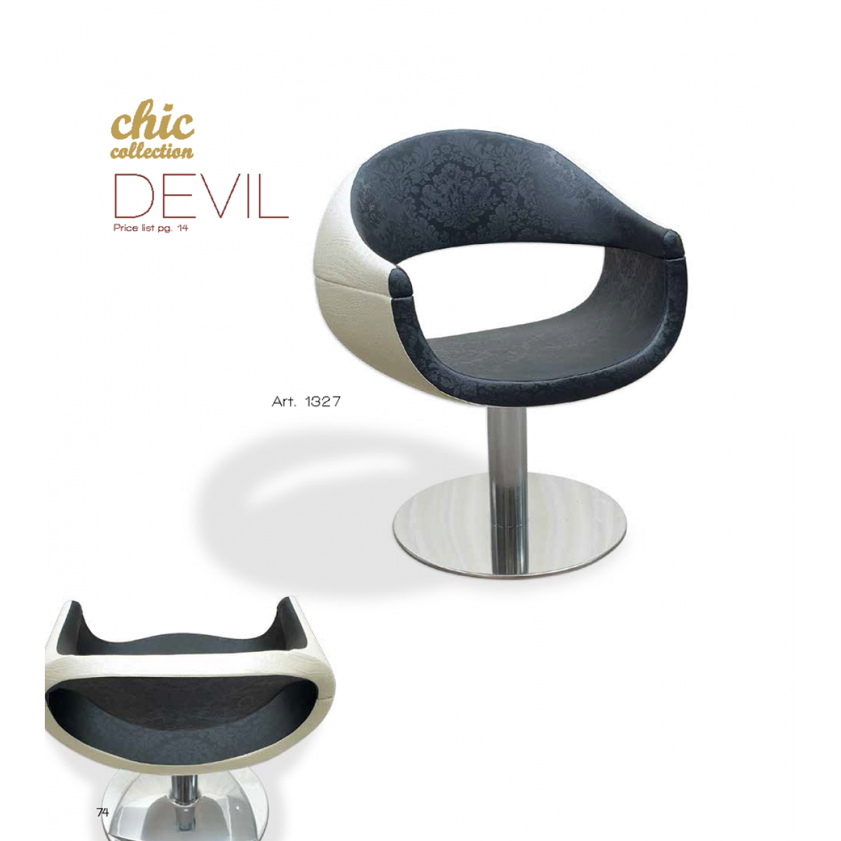 Καρέκλα Κομμωτηρίου Chic Devil Vezzosi