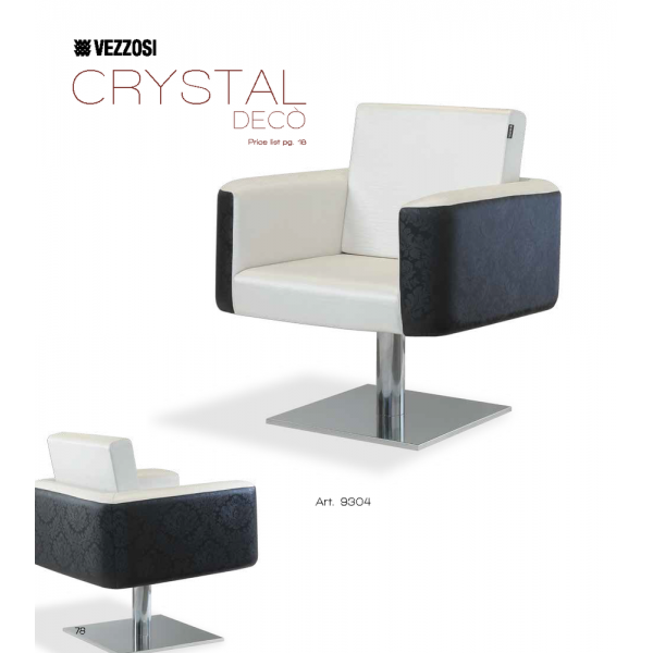 Καρέκλα Κομμωτηρίου Crystal Deco Vezzosi