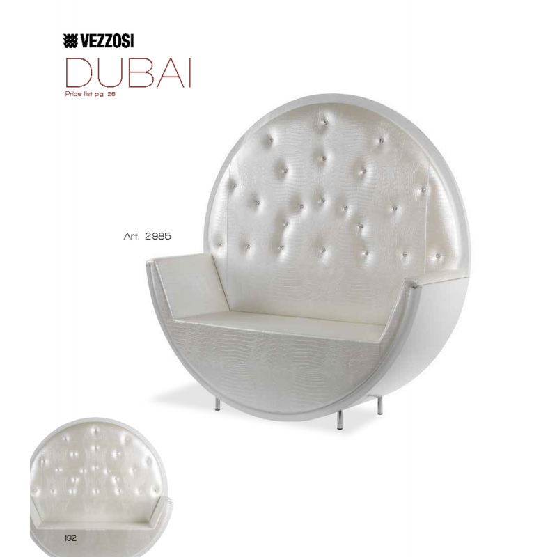 Καναπές Κομμωτηρίου Dubai Vezzosi