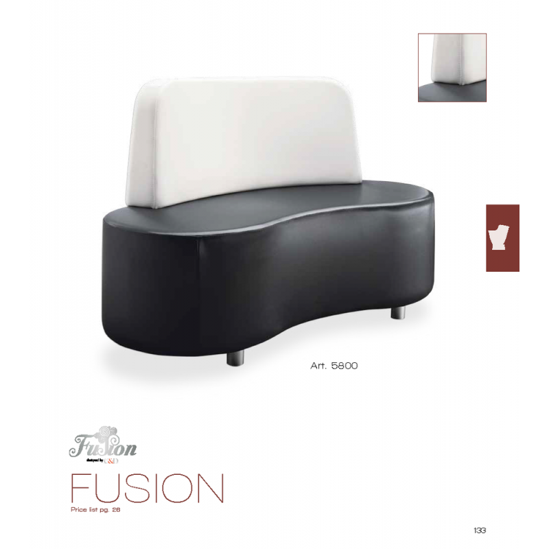 Καναπές Κομμωτηρίου Fusion Vezzosi