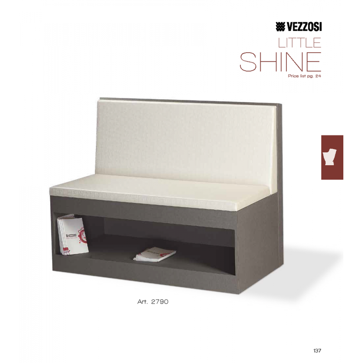 Καναπές Κομμωτηρίου Little Shine Vezzosi