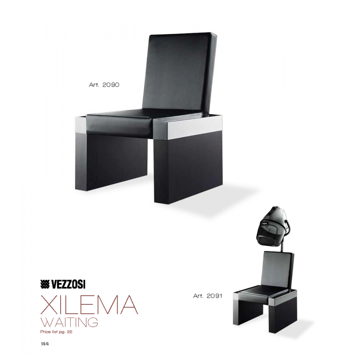 Καναπές Κομμωτηρίου Xilema Waiting Vezzosi