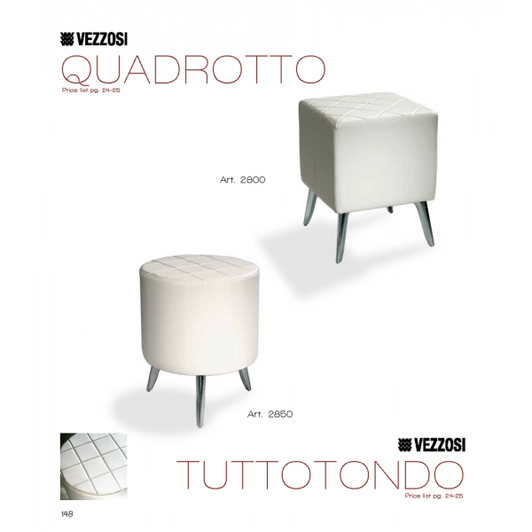 Καναπές Κομμωτηρίου Quadrotto & Tuttotondo Vezzosi