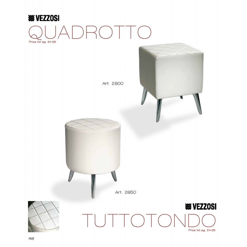 Καναπές Κομμωτηρίου Quadrotto & Tuttotondo Vezzosi