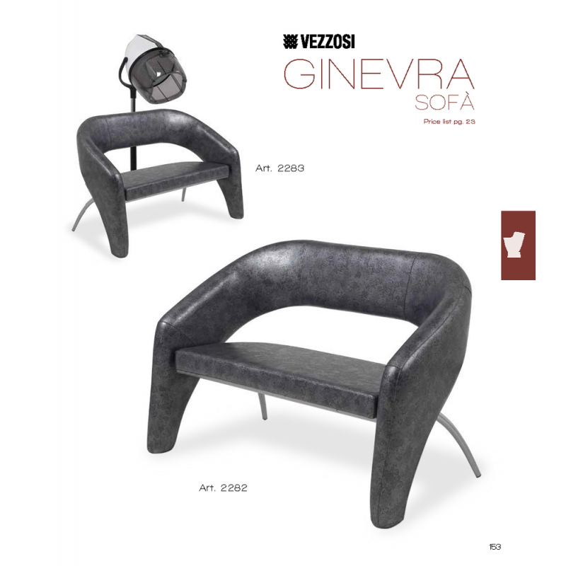Καναπές Κομμωτηρίου Ginevra Sofa Vezzosi