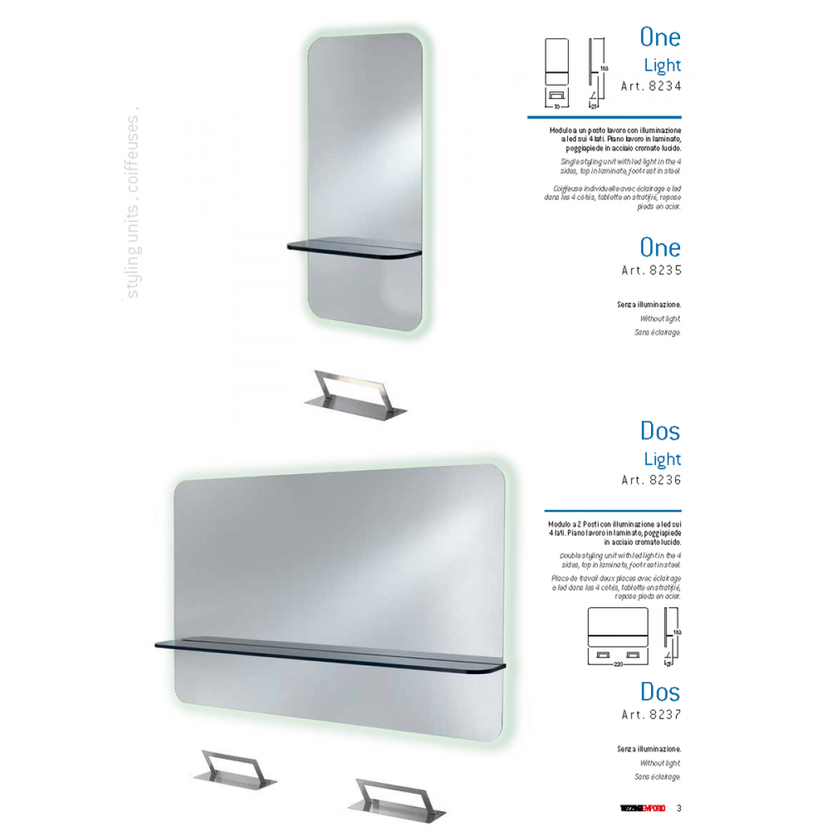 Τουαλέτα Κομμωτηρίου One & Dos Vezzosi