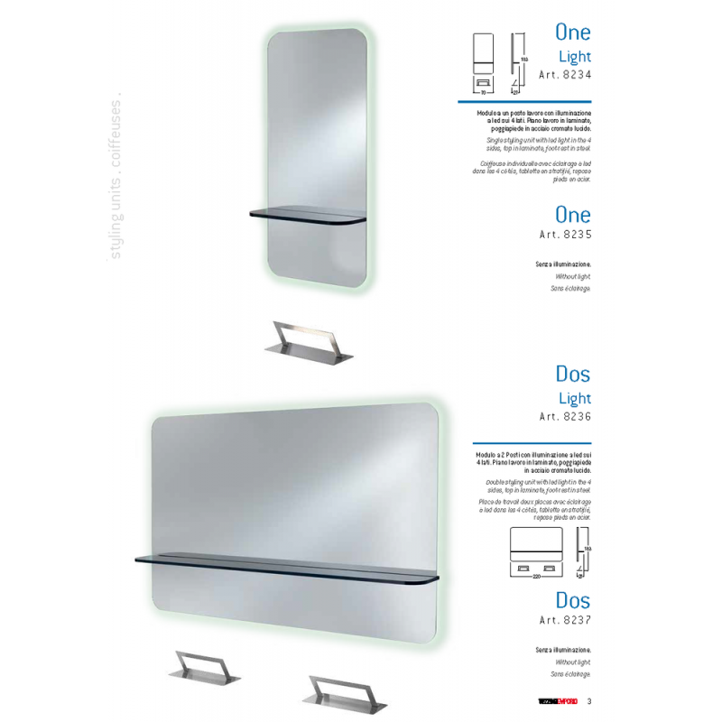 Τουαλέτα Κομμωτηρίου One & Dos Vezzosi