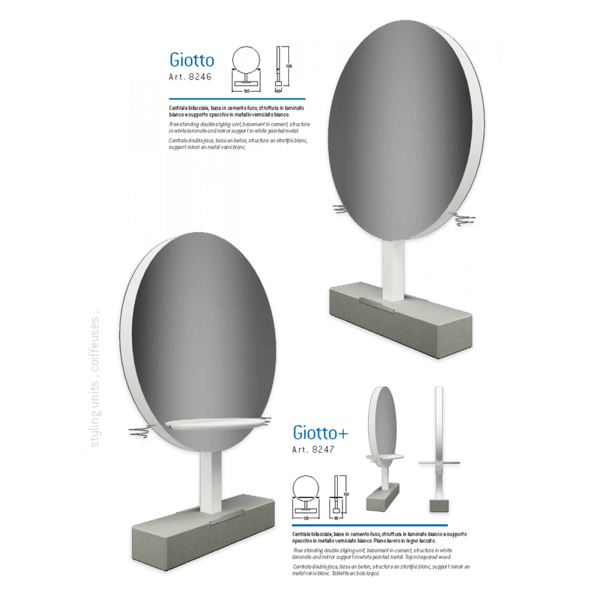 Τουαλέτα Κομμωτηρίου Giotto Vezzosi