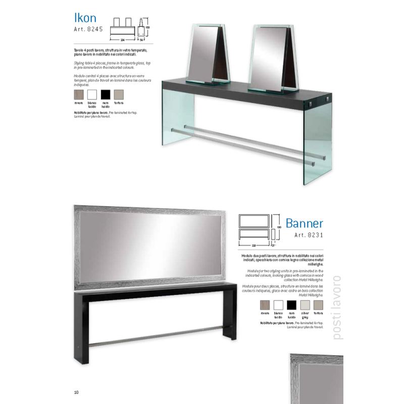 Τουαλέτα Κομμωτηρίου Ikon & Banner Vezzosi