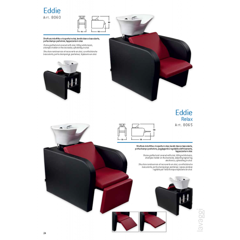 Λουτήρας Κομμωτηρίου Eddie Vezzosi