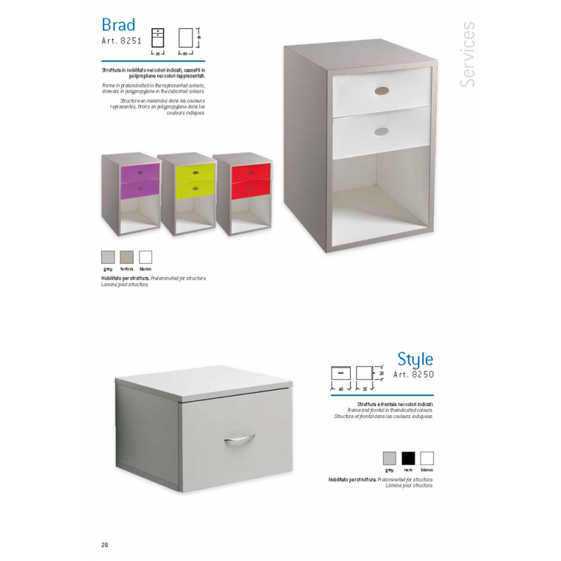 Ντουλάπι Κομμωτηρίου Brad & Style Vezzosi