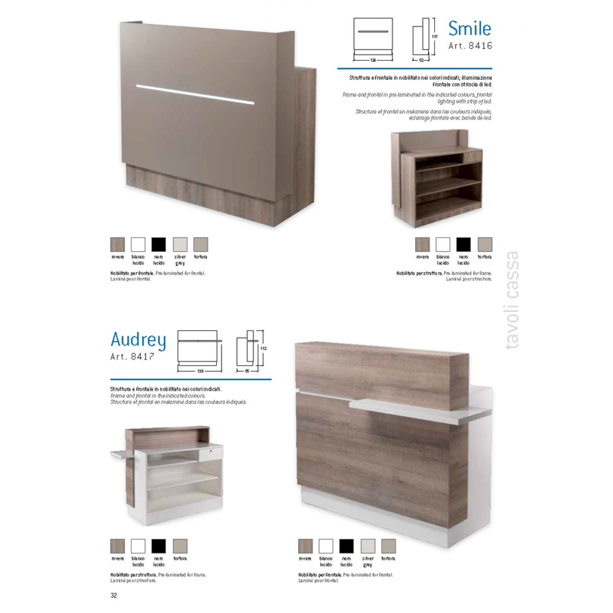 Ταμείο Κομμωτηρίου Smile & Audrey Vezzosi