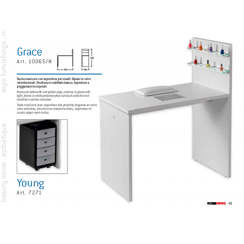 Τραπέζι Μανικιούρ Grace Young Vezzosi